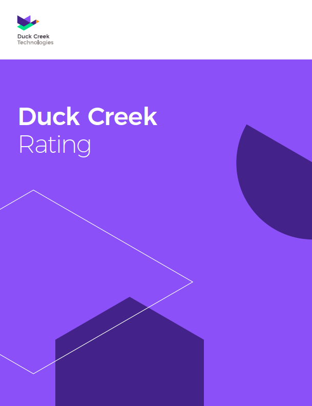 Download the Duck Creek Rating Brochure